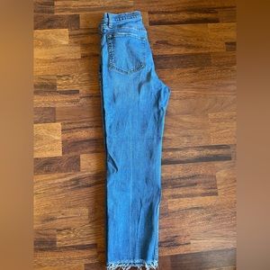 Abercrombie & Fitch The Ankle Straight Ultra High Rise